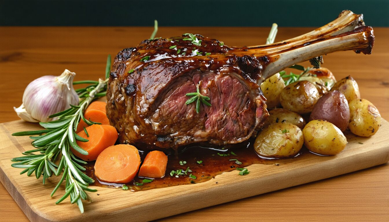 découvrez notre recette simple et savoureuse de souris d’agneau confite au four, un plat délicieux qui ravira vos papilles et impressionnera vos convives.