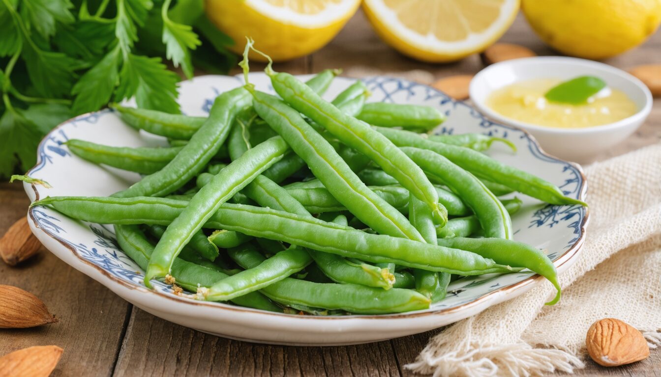 découvrez une recette saine et savoureuse de haricots verts à l'amandine, facile et rapide à préparer pour un repas équilibré.