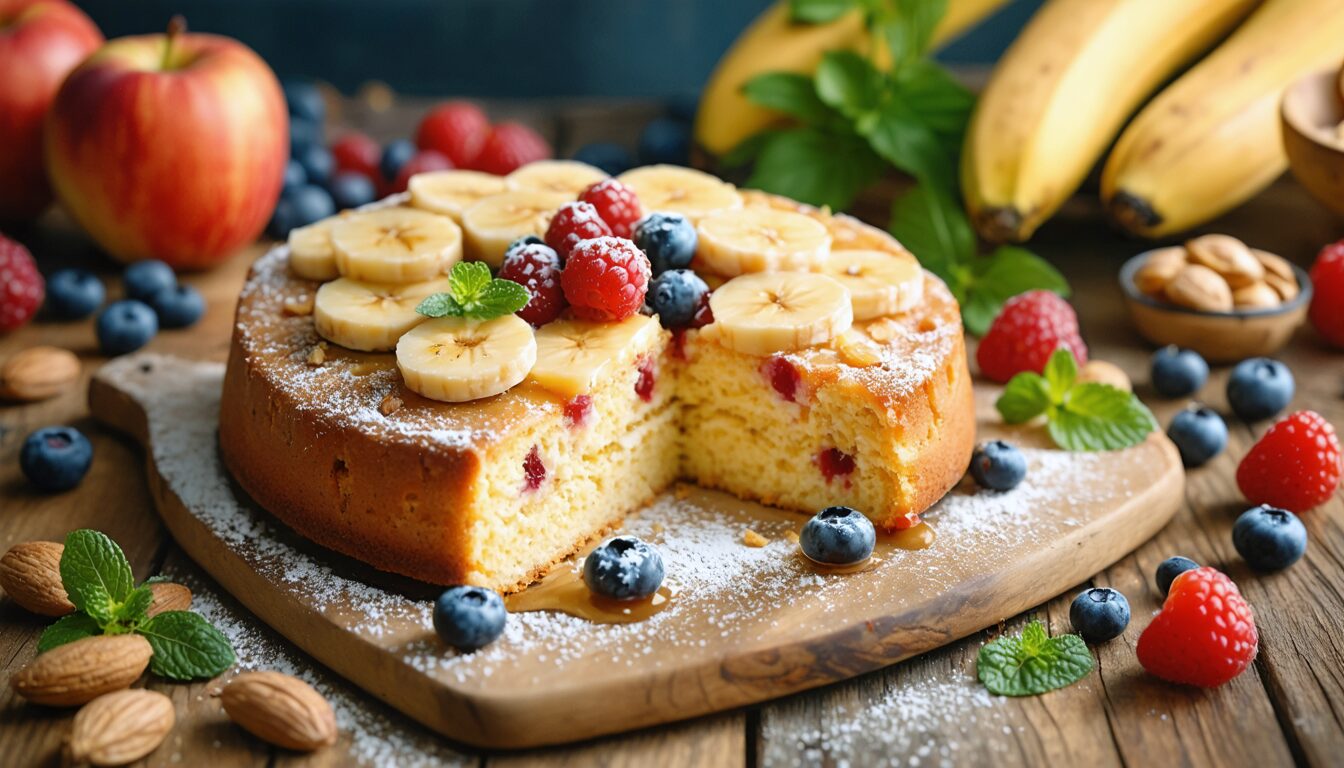 découvrez notre recette facile de gâteau sain, délicieux et léger, sans matières grasses ni sucre ajouté, parfait pour une pause gourmande et équilibrée.