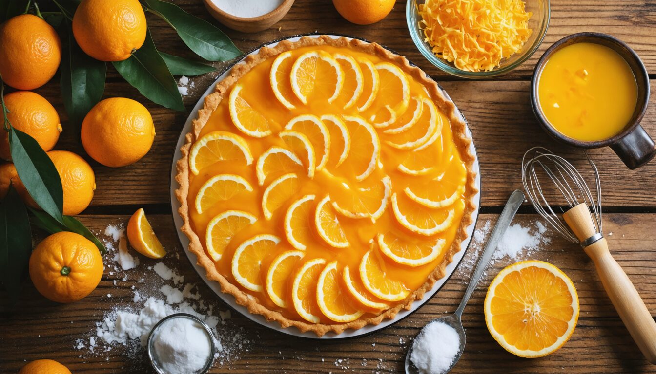 découvrez notre guide simple pour préparer une délicieuse tarte à l'orange maison, avec des étapes claires et des astuces pour réussir une pâtisserie savoureuse.