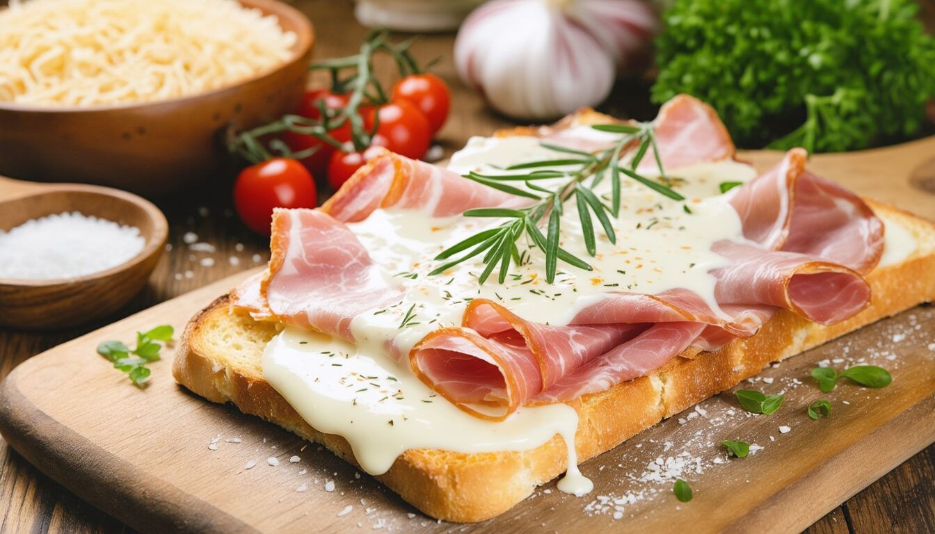 découvrez la recette inratable du croque-monsieur authentique au four, garni d'une sauce béchamel crémeuse pour un plaisir gourmand et fondant à chaque bouchée.