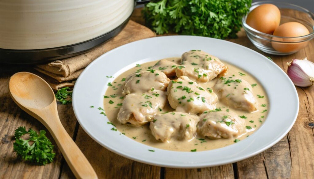 Le Poulet à la Crème de Mamie : Une Recette Simple et Toujours Réussie