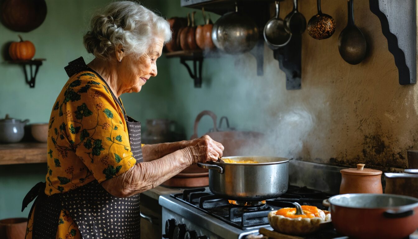 découvrez le secret de grand-mère avec cette délicieuse soupe au potiron, parfaite pour réchauffer vos soirées d'automne.