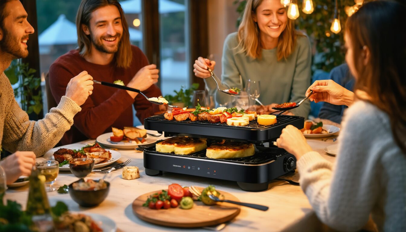 découvrez la liste de courses complète pour une raclette réussie à 10 personnes, incluant fromages, charcuteries, accompagnements et boissons pour une soirée conviviale et gourmande.