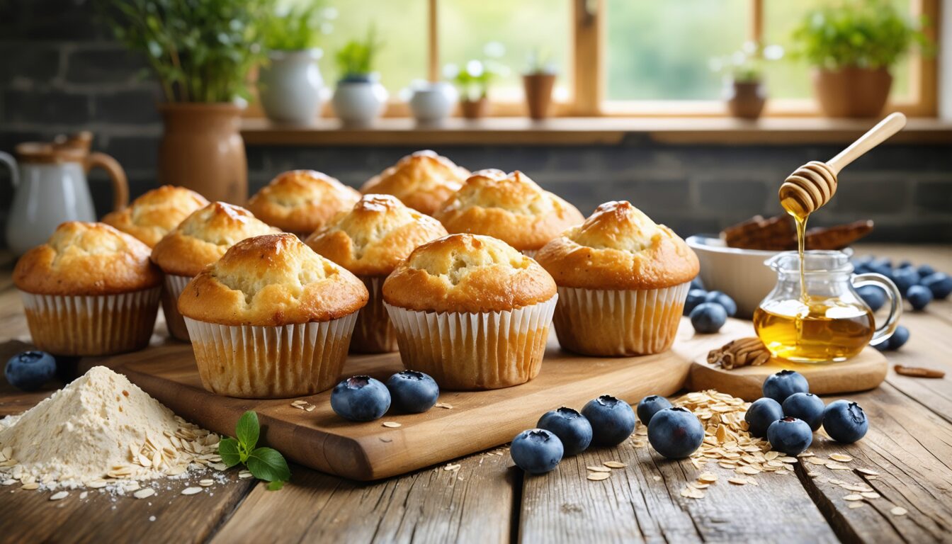 découvrez notre recette simple de muffins sans sucre, parfaits pour une collation saine et délicieuse à tout moment de la journée.