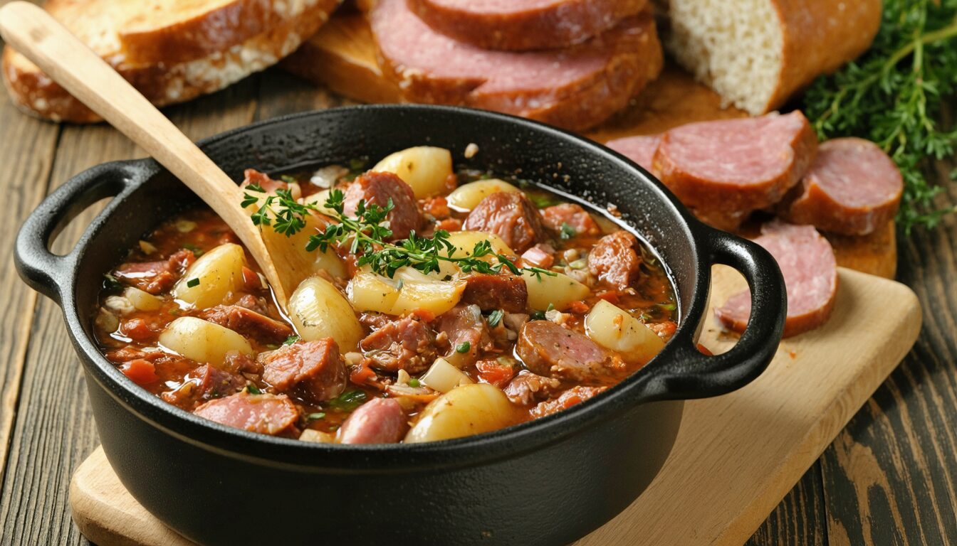 découvrez notre recette facile de potée au chou authentique, un plat traditionnel réconfortant parfait pour partager en famille.