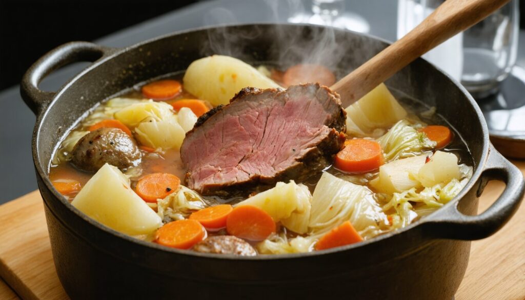 découvrez notre recette facile de potée au chou authentique, un plat traditionnel réconfortant parfait pour les repas en famille. savourez la chaleur et les saveurs du terroir français.