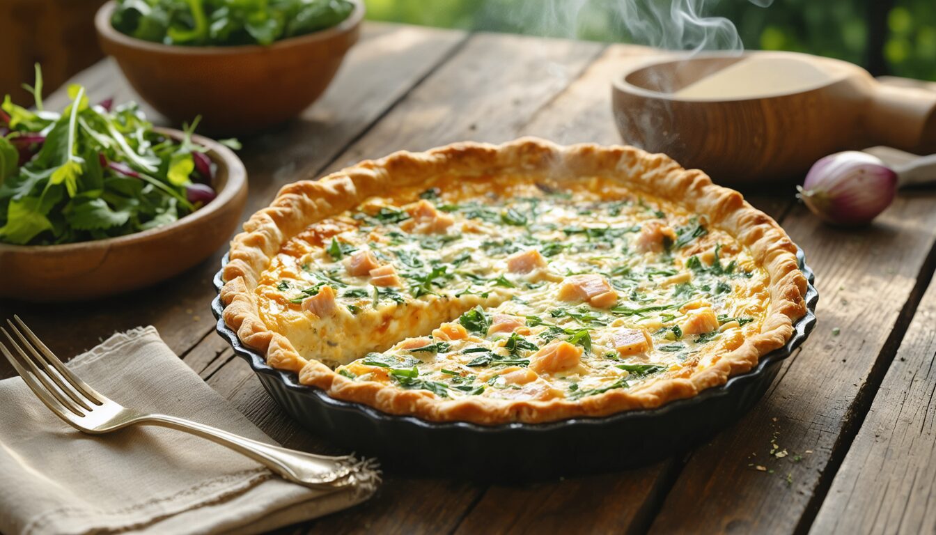 découvrez notre recette express de quiche au thon sans pâte, savoureuse et facile à réaliser pour un repas rapide et gourmand.