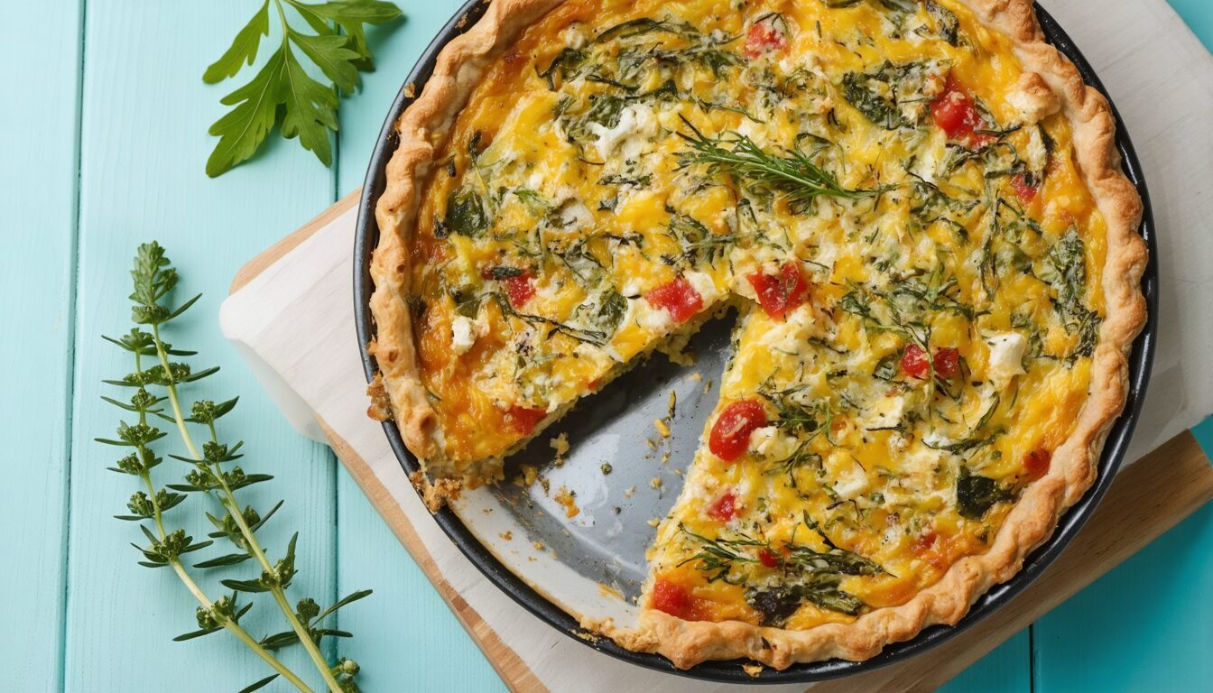 découvrez notre recette simple et savoureuse de quiche aux légumes sans pâte, idéale pour un repas léger et gourmand à préparer en toute simplicité.