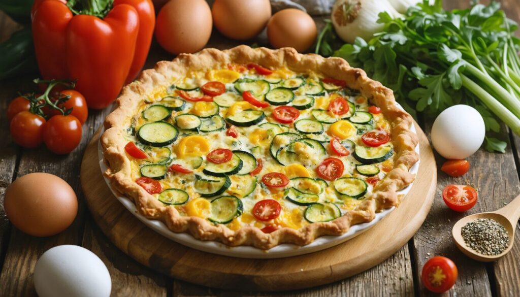 Quiche aux Légumes Sans Pâte : Une Recette Simple et Savoureuse à Essayer