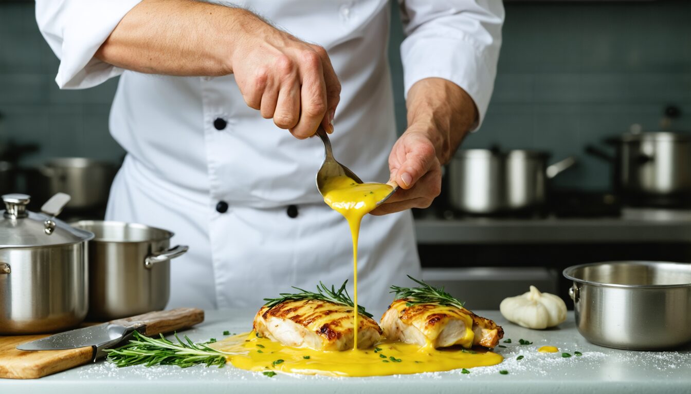 découvrez la recette du poulet gaston gérard revisitée par cyril lignac, un classique de la cuisine bourguignonne sublimé avec une touche moderne et gourmande.