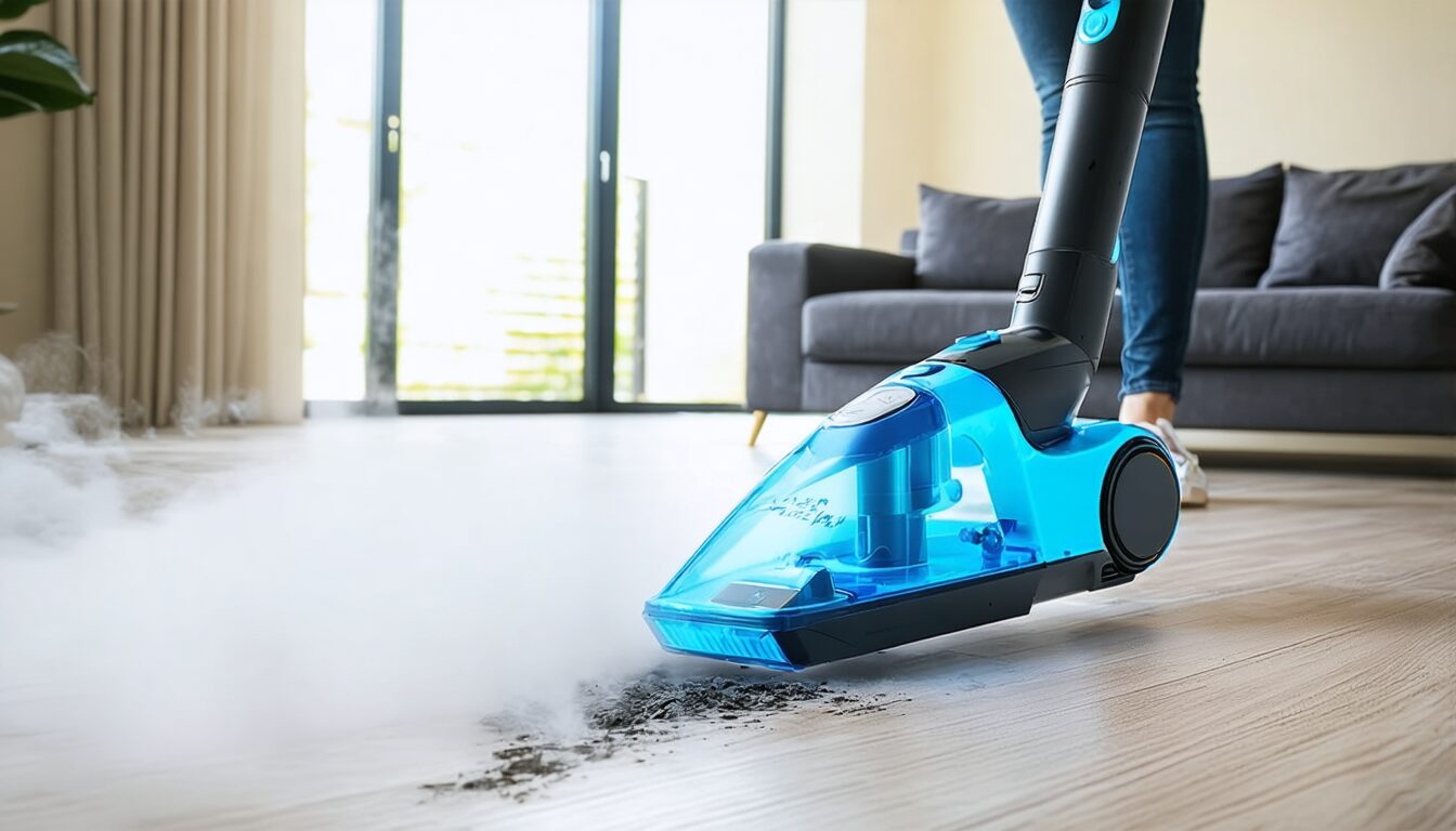 découvrez rollysteam, l'aspirateur balai vapeur sans fil qui révolutionne votre nettoyage quotidien en alliant puissance, praticité et efficacité pour un intérieur impeccable.