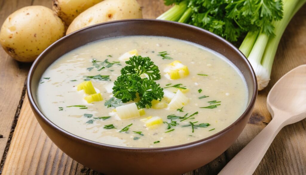 Soupe de Poireaux et Pommes de Terre : Une Recette Simple et Express pour un Plat Réconfortant