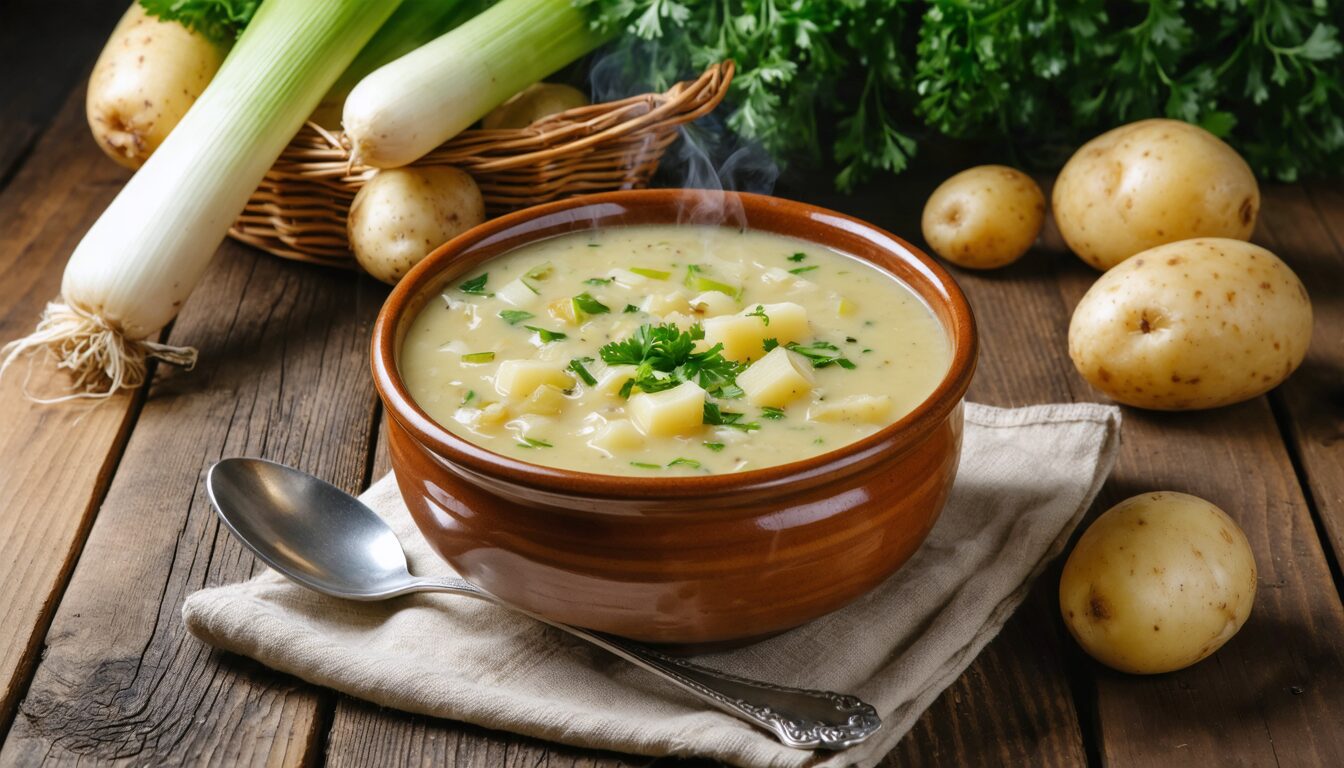 découvrez notre recette simple et rapide de soupe de poireaux et pommes de terre, idéale pour un plat réconfortant et savoureux en toute saison.