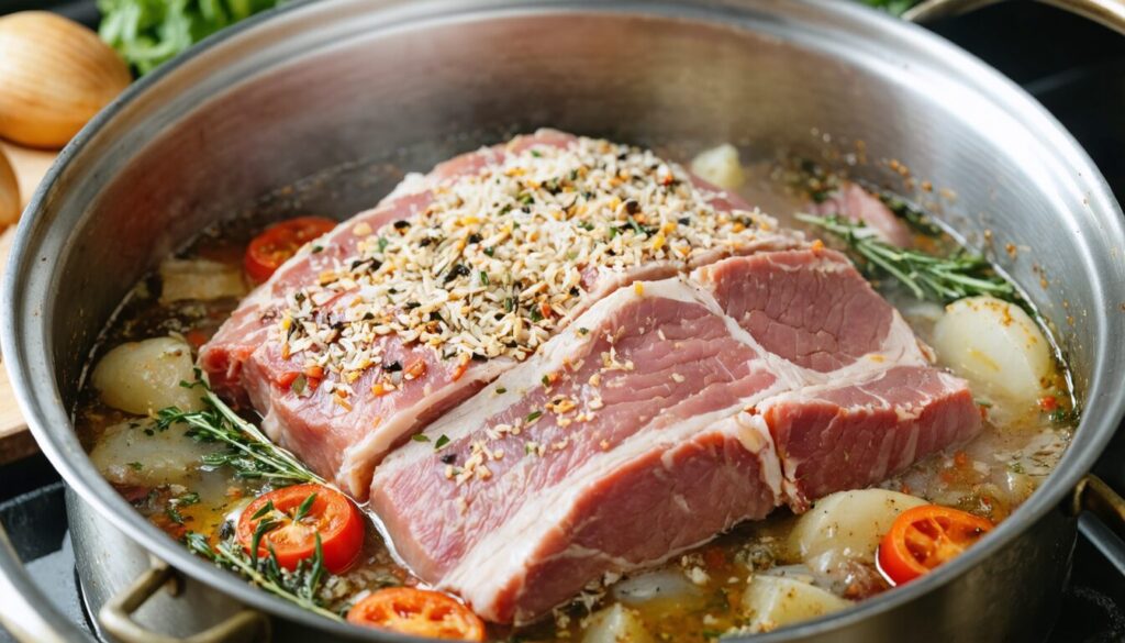Temps de cuisson palette demi-sel à l’eau : guide complet et conseils pratiques