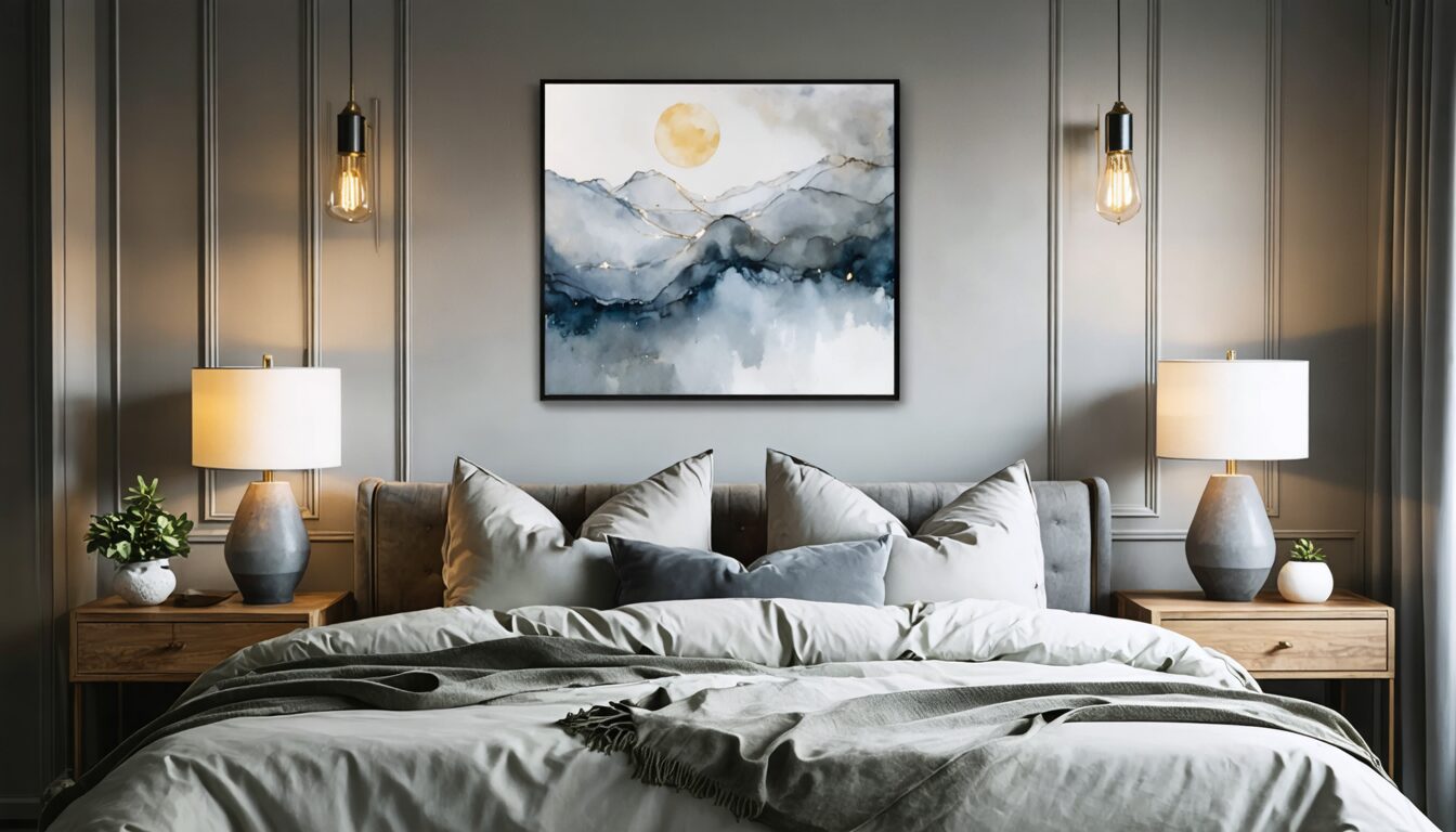 découvrez comment choisir la dimension parfaite d'un cadre pour sublimer la décoration de votre chambre parentale et créer une ambiance harmonieuse.