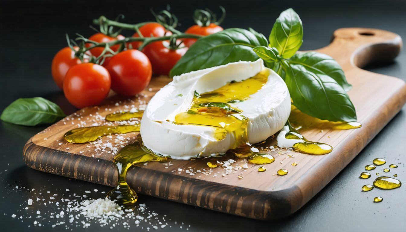 découvrez les bienfaits nutritionnels de la burrata, son apport calorique et des idées de recettes gourmandes pour savourer ce fromage italien onctueux.