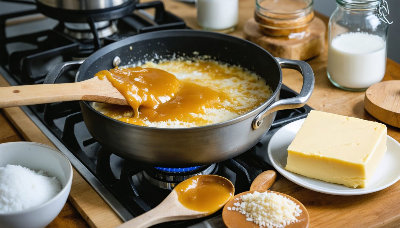 découvrez comment préparer un caramel au beurre salé maison, simple et inratable, grâce à notre recette facile et rapide. parfait pour sublimer vos desserts !