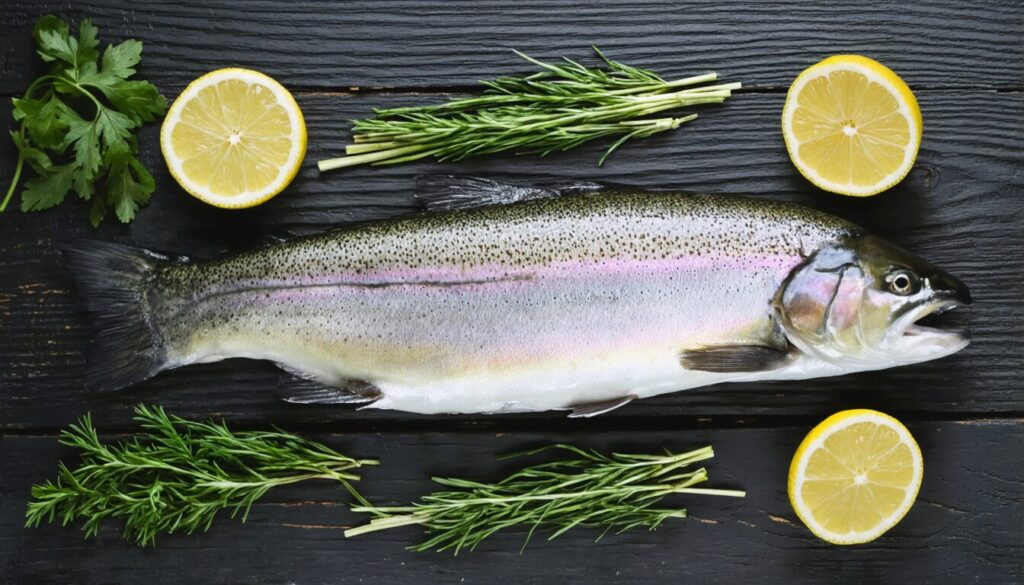 Délice de Truite au Four accompagné de Légumes Rôtis : Une Recette Équilibrée et Pleine de Saveurs