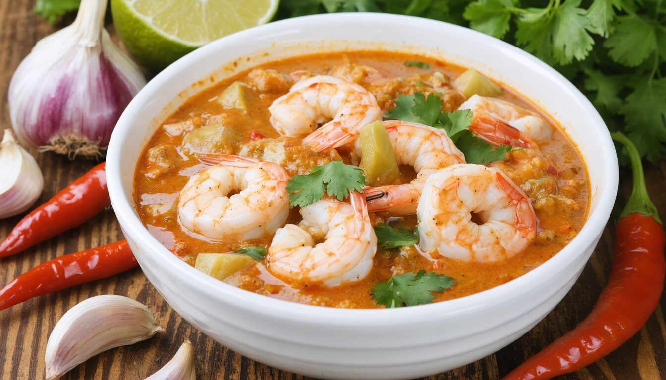 découvrez notre recette simple et rapide de curry de crevettes au lait de coco, un plat savoureux à préparer facilement chez vous pour un repas exotique et gourmand.