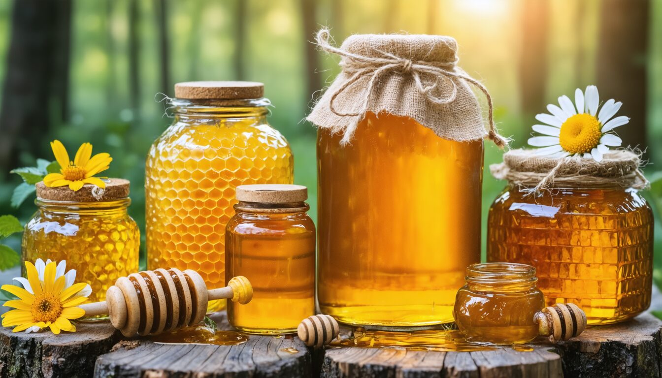 explorez les trésors de la ruche et savourez les bienfaits naturels du miel, pollen, propolis et gelée royale dans vos recettes quotidiennes.