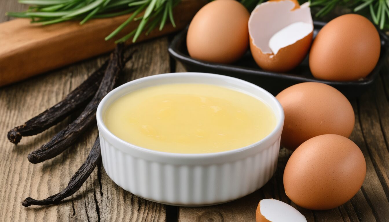 découvrez notre recette traditionnelle du flan aux œufs au four, simple à réaliser et délicieusement savoureuse, parfaite pour un dessert maison réussi.