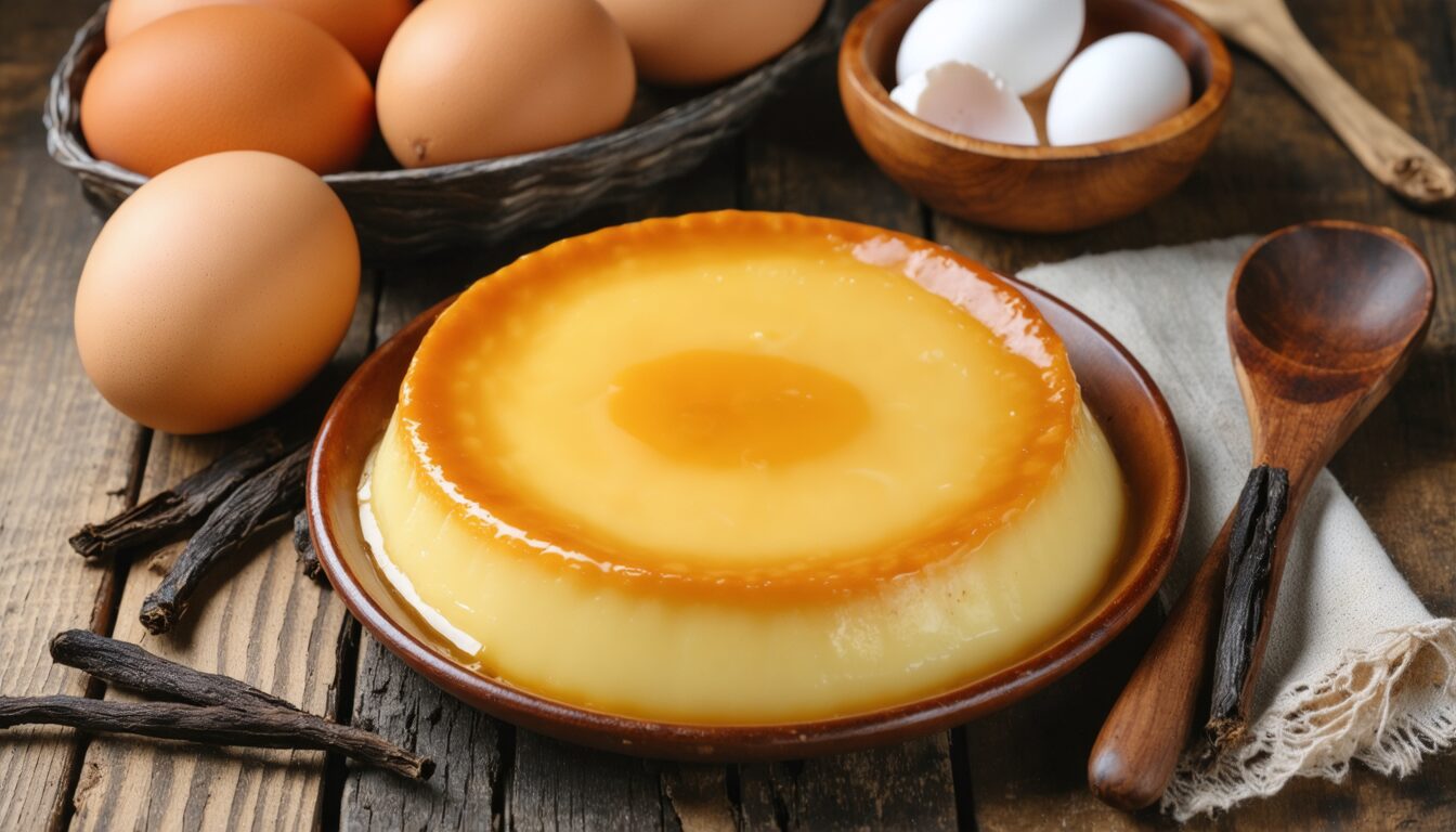 découvrez notre recette traditionnelle du flan aux œufs au four, simple à réaliser et délicieusement savoureuse, parfaite pour un dessert maison irrésistible.