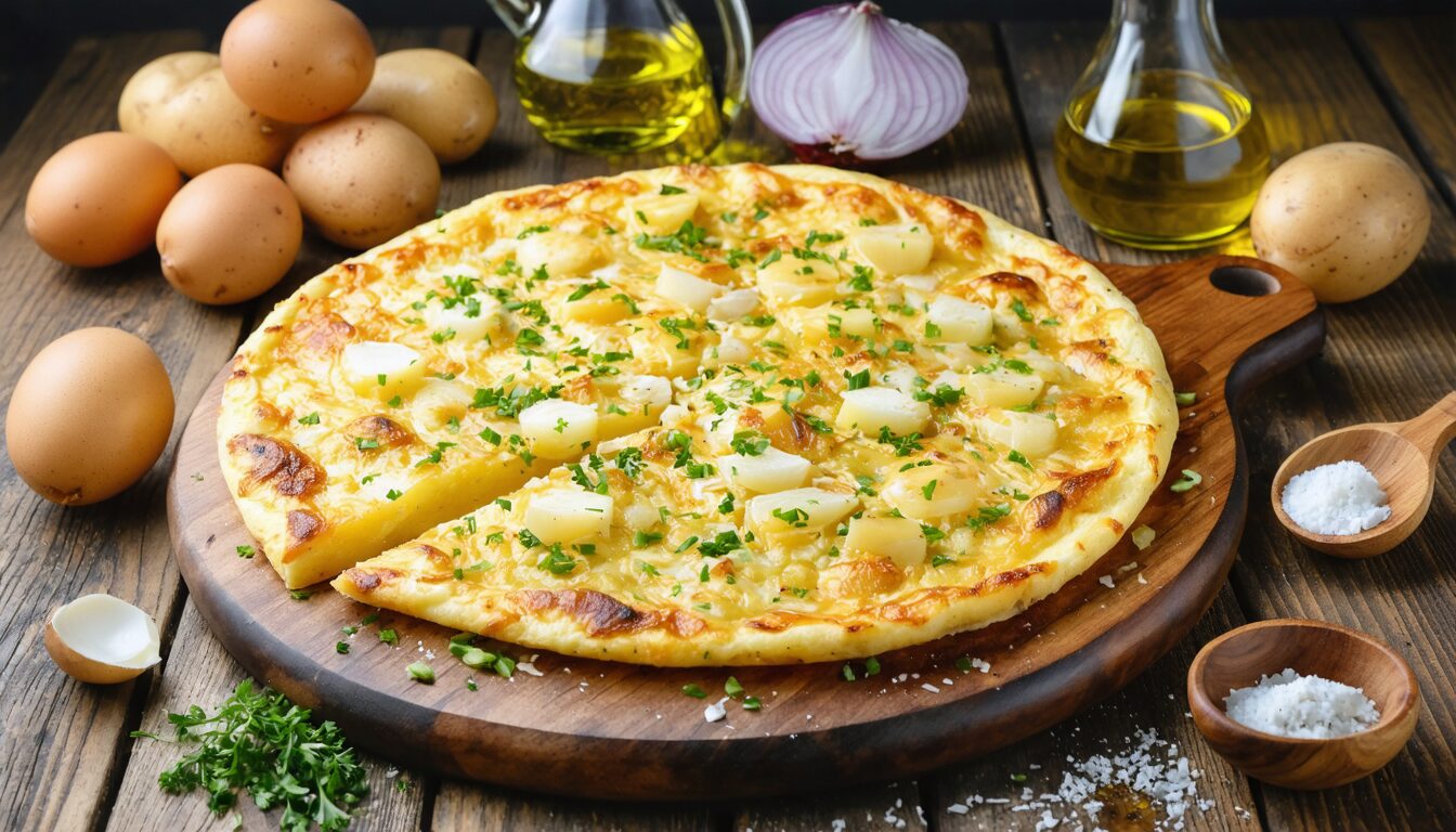 découvrez la recette authentique de la tortilla de patatas, un classique espagnol simple à préparer pour un goût traditionnel et savoureux.