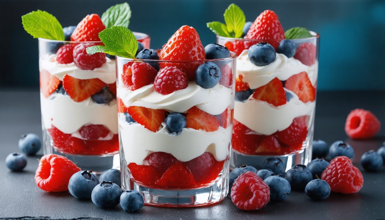 découvrez notre recette rapide et simple de verrines aux fruits et mascarpone, parfaite pour des desserts gourmands et frais en toute occasion.