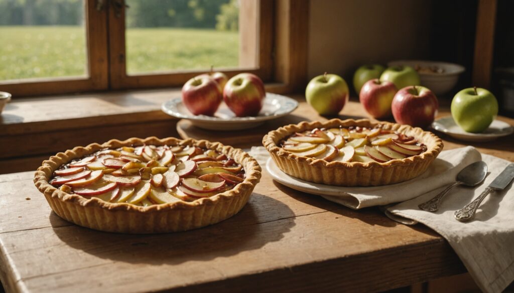 Délicieuse Tarte aux Pommes Normande : Une Recette Simple et Fondante à Tester Absolument