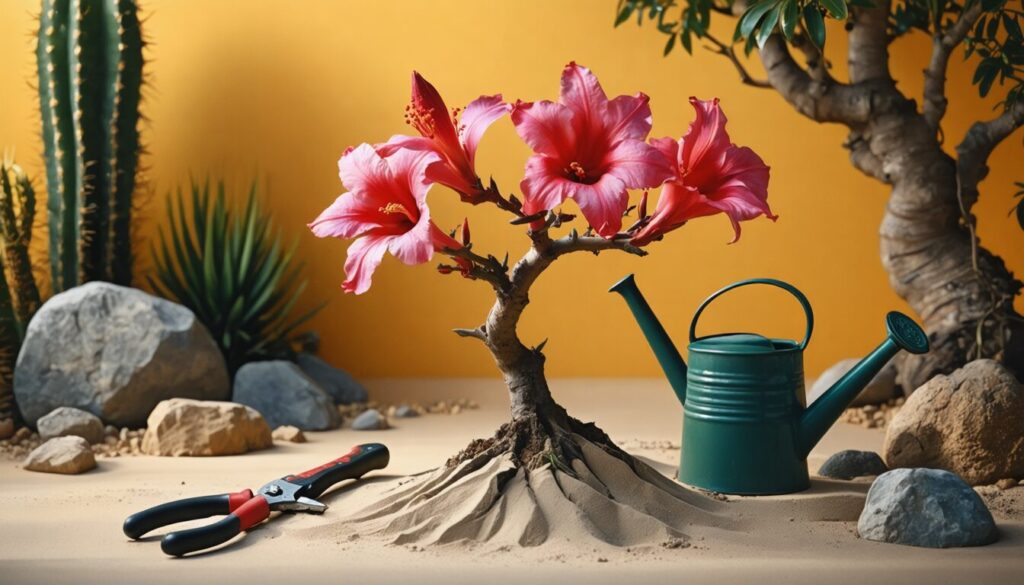 Adenium obesum, la rose du désert : guide complet pour sa culture, son entretien et astuces pratiques