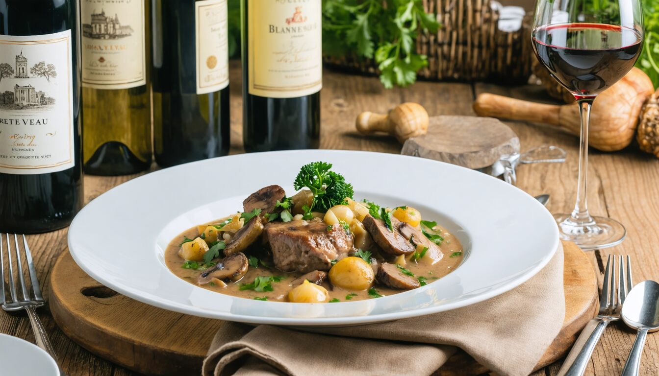 découvrez nos conseils pour sélectionner le vin idéal qui sublimera votre blanquette de veau, et profitez d'un accord mets-vins parfait.