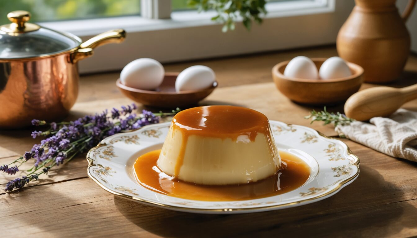 découvrez la recette traditionnelle de la crème caramel, le dessert gourmand de grand-mère, facile à réaliser pour un moment de douceur irrésistible.