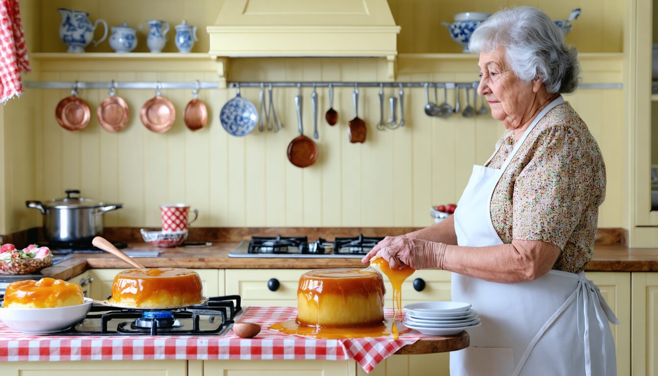 découvrez la recette authentique de la crème caramel, le dessert gourmand et traditionnel transmis de génération en génération par grand-mère.