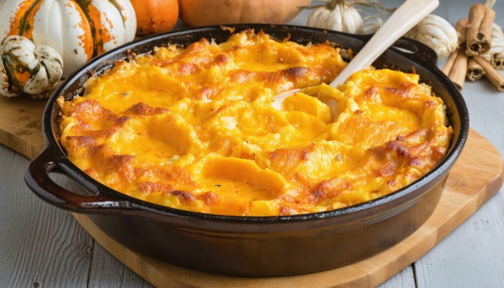 Délice Automnal : Gratin de Butternut au Four, Simple et Savoureux