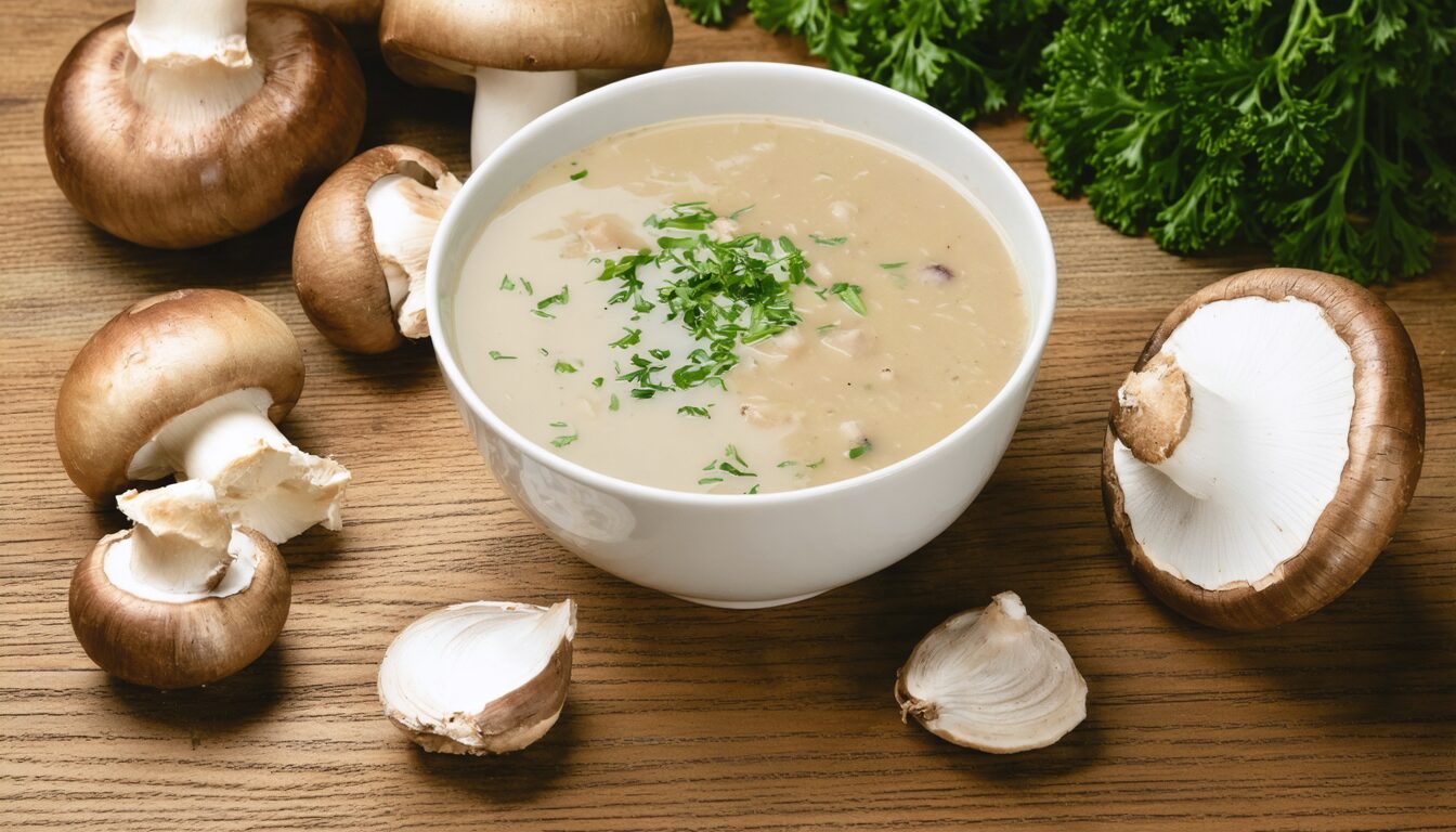découvrez notre guide simple et express pour réaliser un délice crémeux aux champignons, un velouté parfait à la texture onctueuse et au goût savoureux.