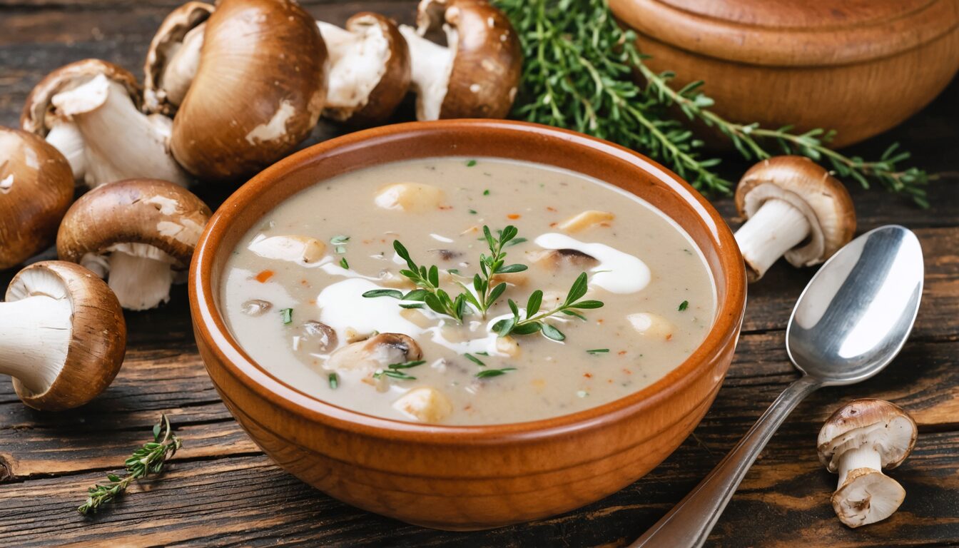 découvrez notre guide simple et express pour préparer un délice crémeux aux champignons. apprenez à réaliser un velouté parfait, riche en saveurs et facile à cuisiner.