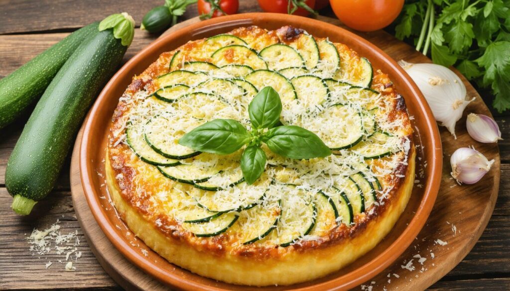 Délice Estival : Flan de Courgettes au Parmesan et Basilic – Une Recette Simple et Légère