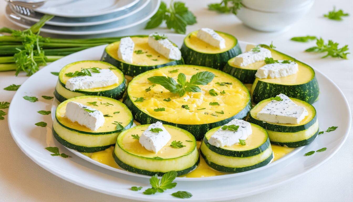 découvrez notre flan de courgettes au parmesan et basilic, une recette simple, légère et savoureuse parfaite pour un délice estival.