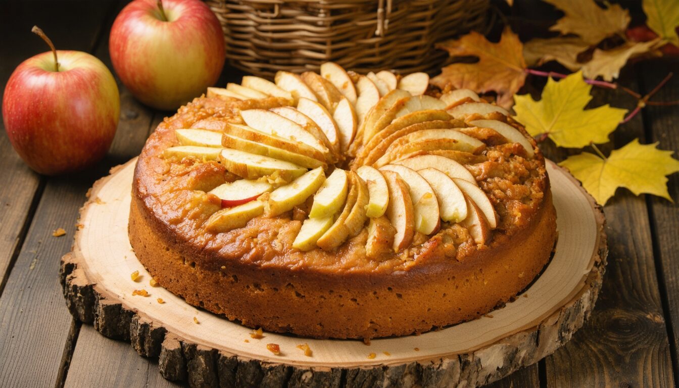 découvrez la recette facile et rapide du gâteau aux pommes moelleux de grand-mère, un délice d'automne parfait pour régaler toute la famille avec des saveurs authentiques et réconfortantes.