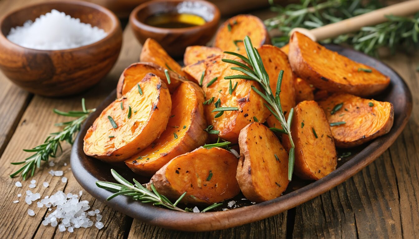 découvrez notre recette facile et savoureuse de patates douces rôties au four, parfaite pour un accompagnement gourmand et sain. à essayer absolument !