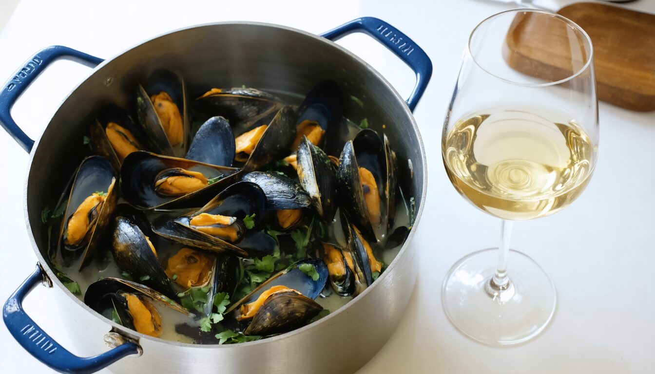 découvrez la recette authentique des moules marinières, un savoir-faire de grand-mère alliant simplicité et saveurs délicates pour un plat traditionnel délicieux.
