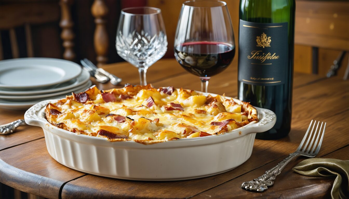 découvrez le vin idéal pour accompagner et sublimer votre tartiflette, alliant saveurs et harmonie pour un repas savoureux et réussi.