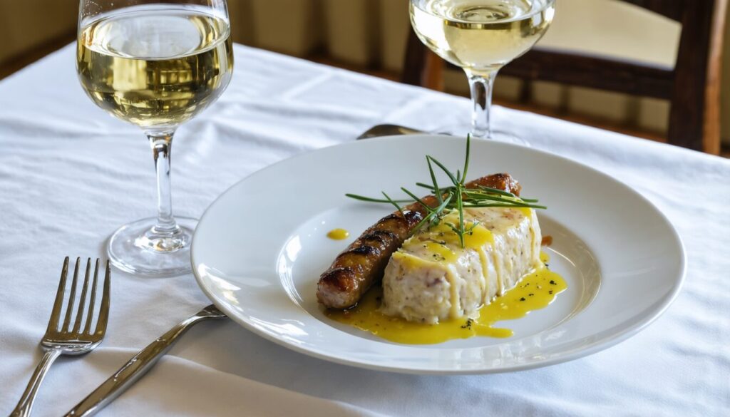Quels vins subliment le boudin blanc ? Découvrez les accords mets-vins incontournables