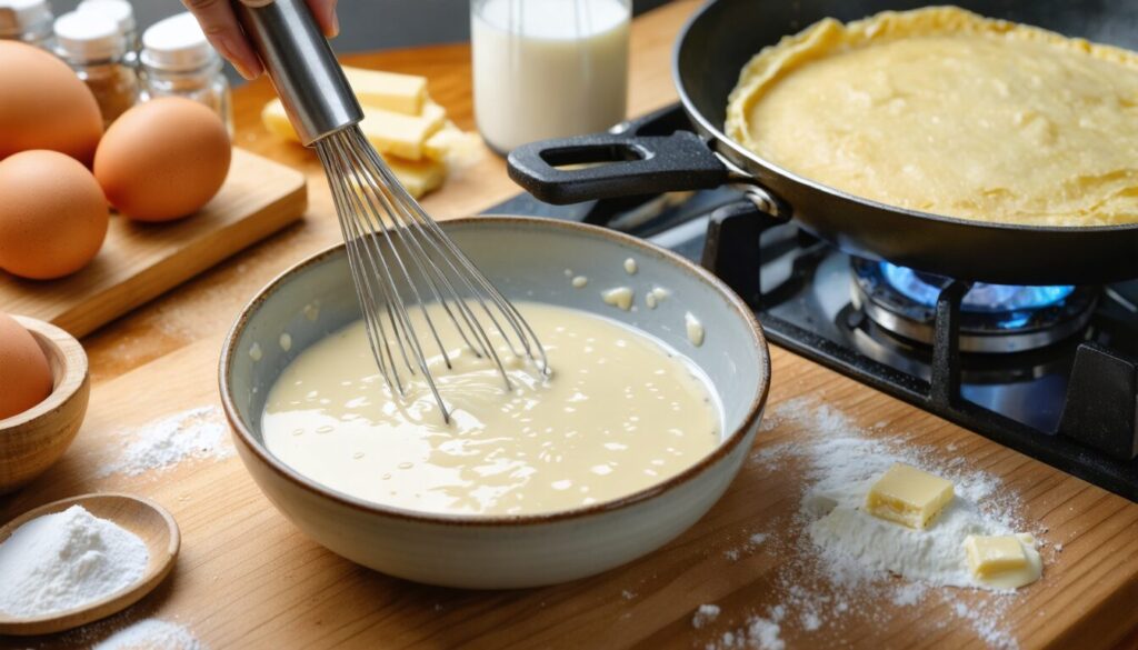 Recette Inratable de Pâte à Crêpes Moelleuse pour 4 Personnes : Simple et Délicieuse