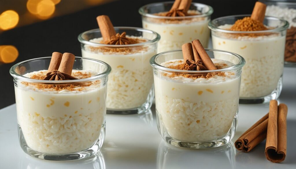 Riz au lait crémeux en verrines : le dessert douceur qui réchauffe le cœur