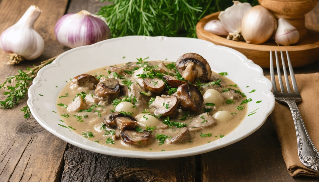 découvrez la recette authentique de la blanquette de veau à l'ancienne, un plat traditionnel riche en secrets et saveurs pour régaler toute la famille.