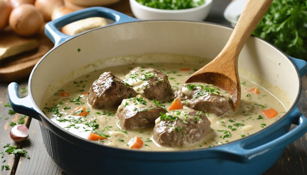 Secrets et saveurs : la recette authentique de la blanquette de veau à l’ancienne