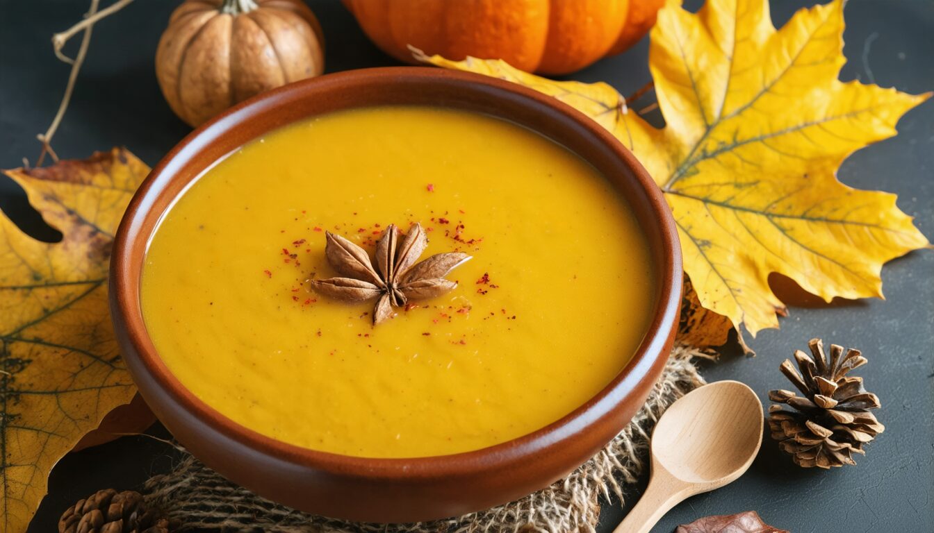 découvrez la recette authentique et simple de grand-mère pour une délicieuse soupe de potimarron, parfaite pour réchauffer vos repas d'automne.