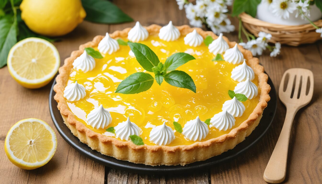 découvrez notre recette facile et légère de tarte au citron, une douceur acidulée à savourer sans culpabilité. parfaite pour un dessert gourmand et sain.